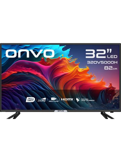 ONVO 32OV5000H HD 32" 82 EKRAN UYDU ALICILI LED TV resmi
