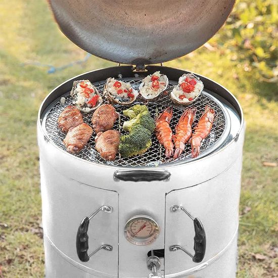 SUNUP SN-26266 GÜMÜŞ BARBEKÜ MANGAL IZGARASI resmi