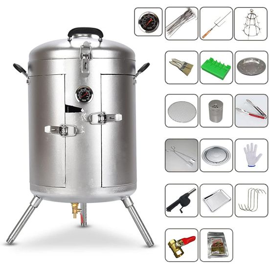 SUNUP SN-26266 GÜMÜŞ BARBEKÜ MANGAL IZGARASI resmi