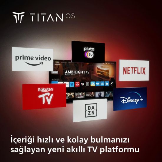 PHILIPS 65PUS8909 4K ULTRA HD 65" 165 EKRAN UYDU resmi