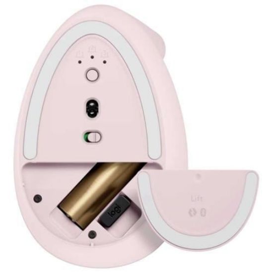 LOGİTECH LİFT SESSİZ KABLOSUZ ERGONOMİK DİKEY MOUSE ROSE 910-006478 resmi