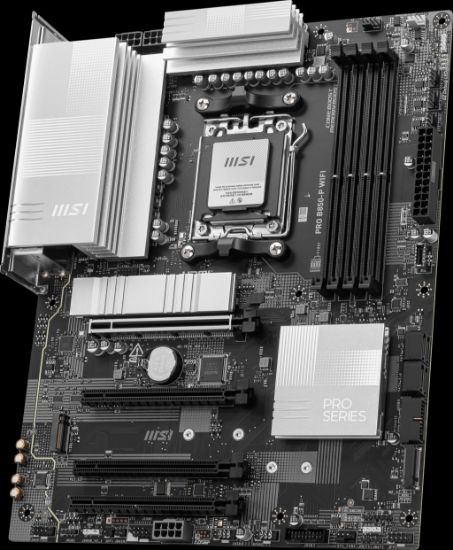 MSI MB PRO B850-P WIFI AM5 DDR5 8200MHZ(OC) HDMI 3x M.2 USB 10Gbs 5G LAN WI-FI 7 ATX resmi