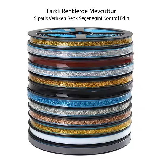 SUNUP SN-25993 BANYO MUTFAK 3 METRE SU GEÇİRMEZ PARLAK GOLD BANT resmi
