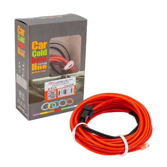 POWERMASTER PM-6076 NEON KIRMIZI 5 METRE İP AYDINLATMA (5 VOLT USB ADAPTÖRLÜ) resmi