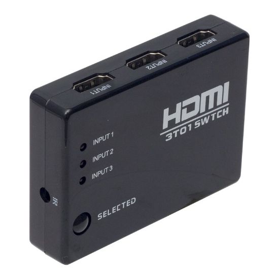 POWERMASTER PM-6853 3 GİRİŞ 1 ÇIKIŞ HDMI SWITCHER TOPLAYICI KUMANDALI ADAPTÖRSÜZ resmi
