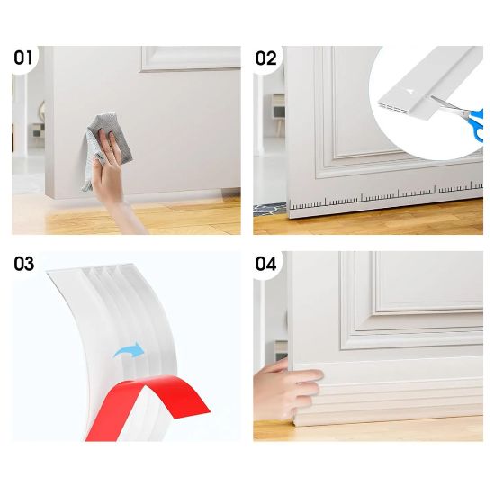 SUNUP SN-26027 KENDİNDEN YAPIŞKANLI SIZDIRMAZ KAPI CONTASI resmi