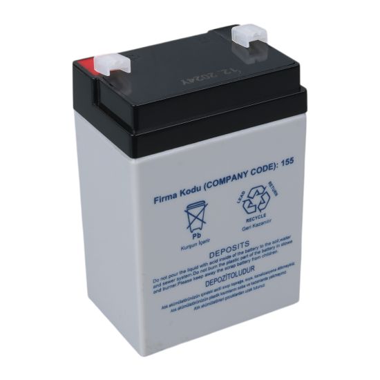 YOKOHAMA YH-48.0 4 VOLT - 8 AMPER KURU AKÜ (68 X 45 X 95 MM) resmi