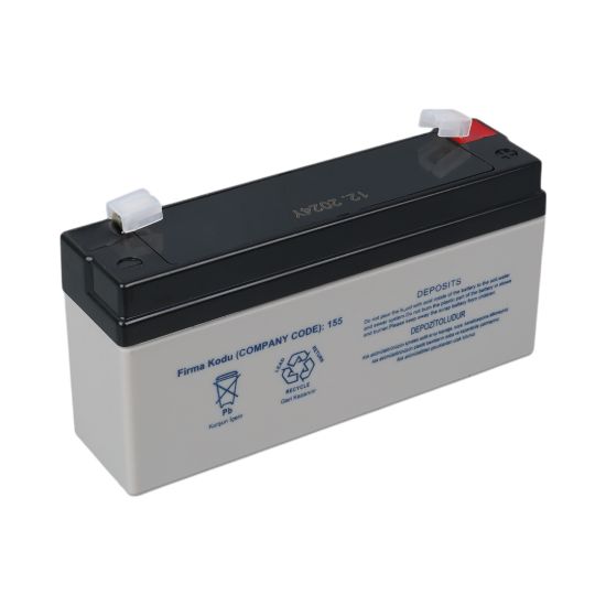 YOKOHAMA YH-63.2 6 VOLT - 3.2 AMPER AKÜ (125 X 33 X 60 MM) resmi