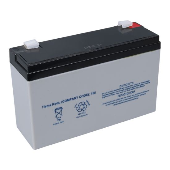 YOKOHAMA YH-612 6 VOLT - 12 AMPER KURU AKÜ (150 X 50 X 94 MM) resmi