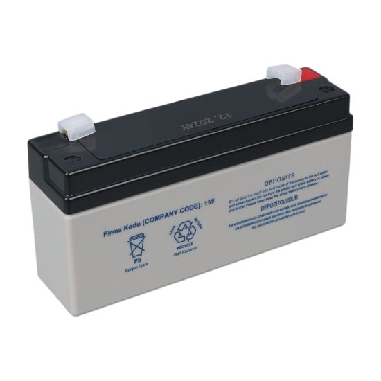 YOKOHAMA YH-63.4 6 VOLT - 3.4 AMPER YATIK AKÜ (125 X60 X 30 MM) resmi