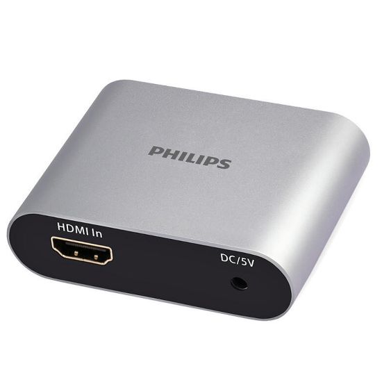 PHILIPS SWV9101E 4K HDMI SPLİTTER 1 GİRİŞ - 2 ÇIKIŞ ULTRA HD GÖRÜNTÜ DAĞITICI resmi