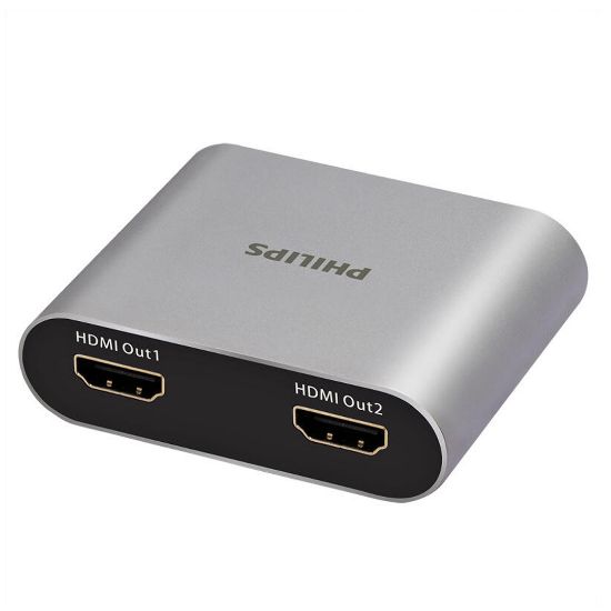 PHILIPS SWV9101E 4K HDMI SPLİTTER 1 GİRİŞ - 2 ÇIKIŞ ULTRA HD GÖRÜNTÜ DAĞITICI resmi