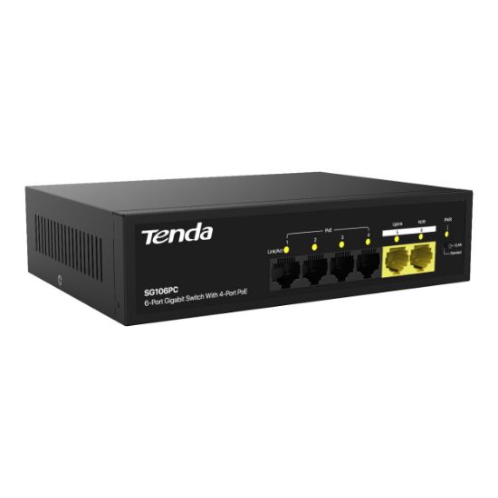 TENDA SG106PC 6 PORT GIGABIT 10/100/100 POE SWITCH resmi