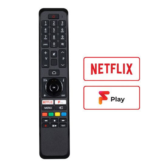 WEKO KL SES KOMUTSUZ VESTEL RC 43161 NETFLIX-PLAY LCD LED TV KUMANDA (HRM1857) resmi
