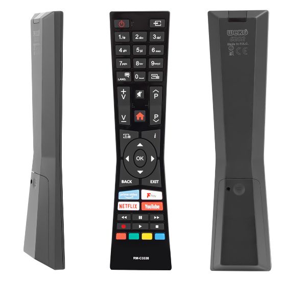 WEKO KL VESTEL RM-C3338 H0360A NETFLIX-YOUTUBE-PRIME VIDEO TUŞLU LCD LED TV KUMANDA resmi
