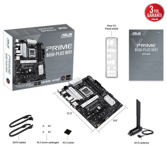 ASUS PRIME B650-PLUS WIFI DDR5 ANAKART resmi