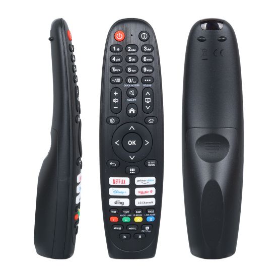 HUAYU KL RM-L1888 LG NETFLIX-PRIME VIDEO-RAKUTEN TV-DISNEY+ TUŞLU UNIVERSAL LCD LED TV KUMANDA resmi
