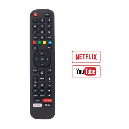 WEKO KL HISENSE * STRONG SMART NETFLIX-YOUTUBE-MEDIA TUŞLU LCD LED TV KUMANDA resmi