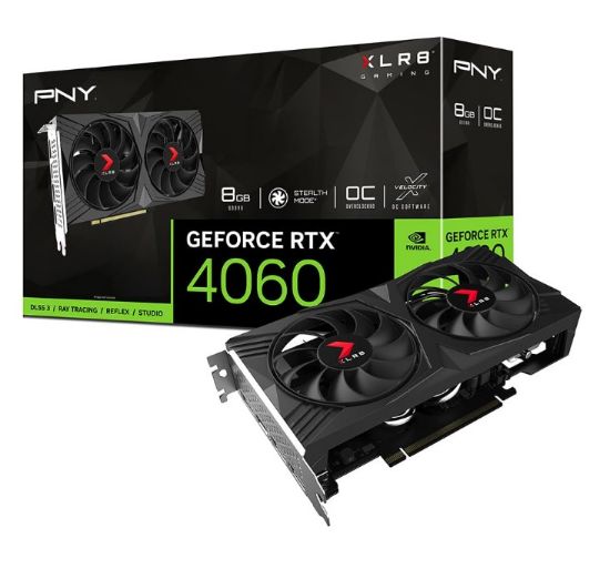 PNY RTX 4060 8GB XLR8 OC GDDR6 VCG40608DFXPB1-O resmi