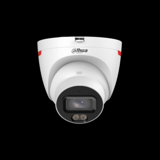DAHUA IPC-HDW2449T-S-LED-0280B-PRO 4MP 2.8MM SESLİ FULL COLOR IP DOME KAMERA resmi