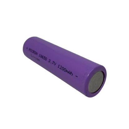 MICRON INR18650 3.7V 1200 MAH LI-ON 18650 BAŞLIKLI SARJ EDİLEBİLİR PİL resmi