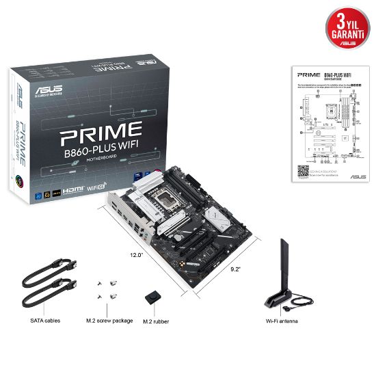 ASUS PRIME  B860-PLUS WIFI SOKET 1851 ANAKART resmi