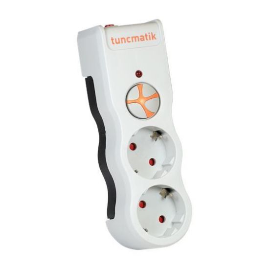 TUNÇMATİK POWERSURGE ENERJİ KORUMA 2Lİ  BEYAZ - TSK19021 resmi