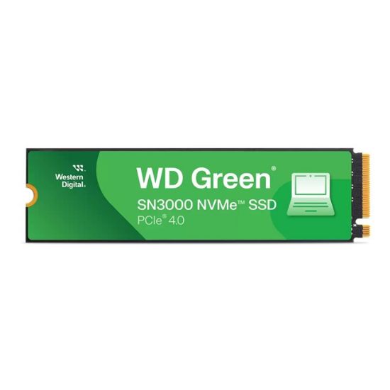 500GB WD GREEN M.2 NVMe SN3000 5000/4100MB/s WDS500G4G0E GEN4 SSD resmi