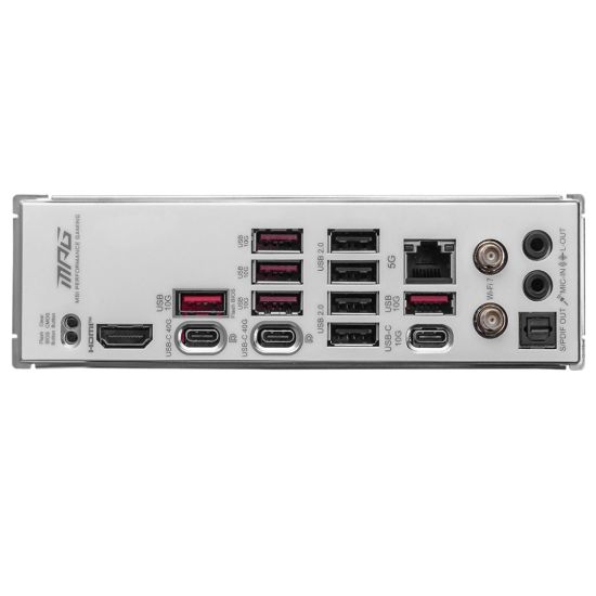 MSI MPG X870E EDGE TI WIFI AM5 DDR5 8400MHZ(OC) USB4 4x M.2 HDMI 5G LAN WIFI 7 RGB ATX resmi