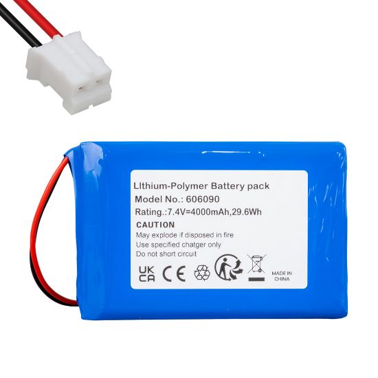 POWERMASTER PM-25227 7.4 VOLT - 4000 MAH POLİMER LI-ION UYDU BULUCU YEDEK BATARYA  (606090) resmi