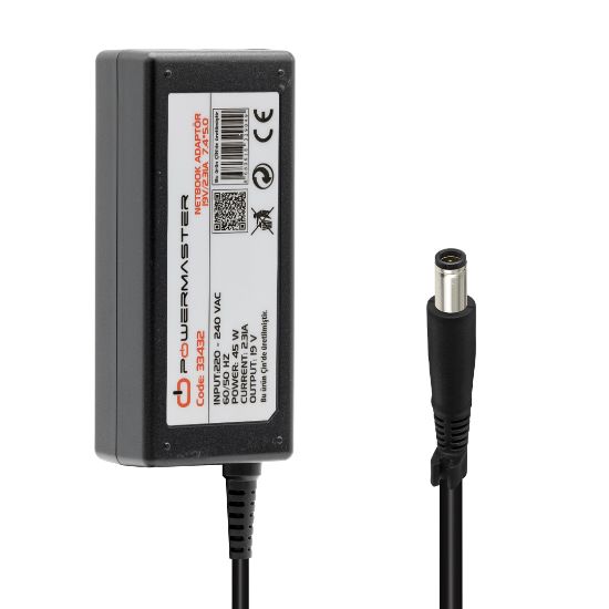 POWERMASTER 19.5 VOLT - 2.31 AMPER 7.4*5.0 UÇLU DELL NOTEBOOK ADAPTÖR resmi