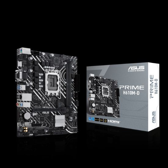 ASUS PRIME H610M-D DDR5 5600MHz M.2 HDMI mATX 1700p  resmi