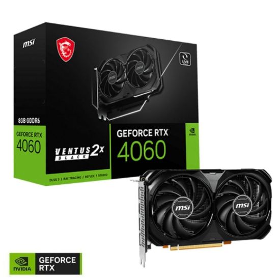 MSI GEFORCE RTX 4060 VENTUS 2X BLACK 8G resmi