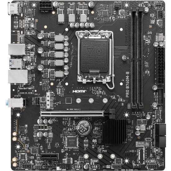 MSI PRO B760M-B DDR4 ANAKART resmi