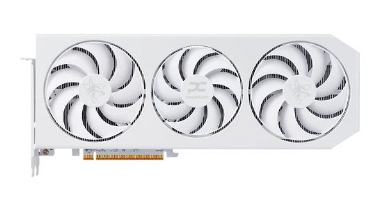 POWERCOLOR HELLHOUND RX9070XT 16G-L/OC/WHITE 16GB GDDR6 256Bit resmi