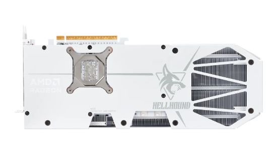 POWERCOLOR HELLHOUND RX9070XT 16G-L/OC/WHITE 16GB GDDR6 256Bit resmi