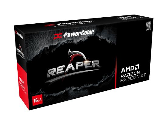 POWERCOLOR REAPER RX9070XT 16G-A GDDR6 256Bit resmi