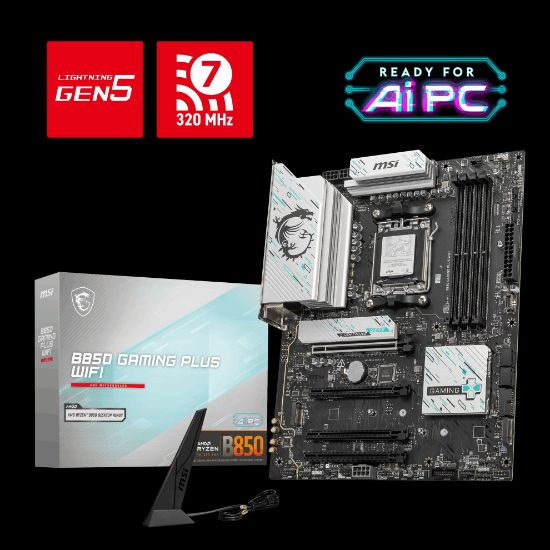 MSI B850 GAMING PLUS WIFI DDR5 ANAKART resmi