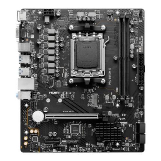 MSI PRO B650M-E DRR5 6800MHZ(OC) AM5 HDMI VGA mATX resmi