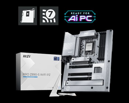 MSI PRO Z890-S WIFI PZ ANAKART resmi