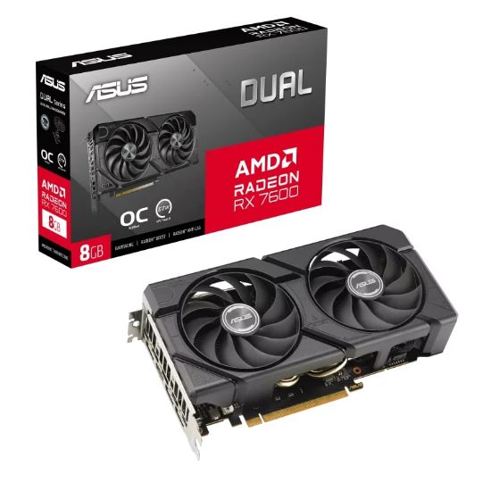 ASUS DUAL-RX7600-O8G-EVO 8GB 128BIT VGA resmi