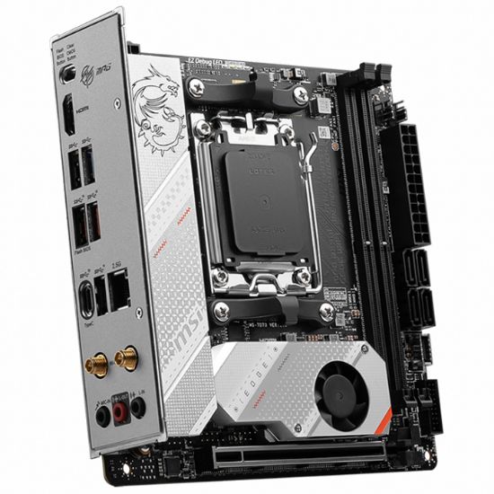 MSI MPG B650I EDGE WIFI DDR5 HDMI M.2 USB 3.2 LAN WİFİ MITX AM5  resmi