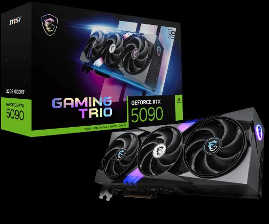 MSI GEFORCE RTX 5090 32G GAMING TRIO OC GDRR7 256 B DX12 PCIE 5.0 X16 (3XDP 1XHDMI) resmi