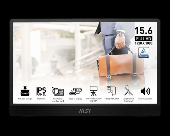 MSI PRO MP161 E2 15.6" 4MS 60HZ ADAPTIVE-SYNC IPS resmi