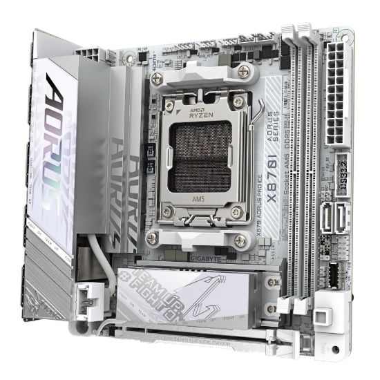 GIGABYTE ANAKART AM5 MINI-ITX X870I AORUS PRO ICE resmi