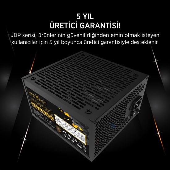 James Donkey JDP750 APFC 12CM 750W Bronze 80+ Power Supply - 3 Yıl Garantili resmi