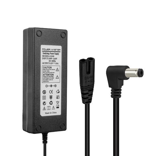 POWERMASTER PM-160 12 VOLT - 10 AMPER - 120 WATT 5.5*2.5 L UÇLU PLASTİK KASA MASAÜSTÜ ADAPTÖR resmi