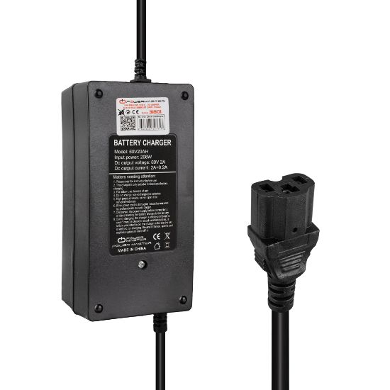 POWERMASTER PM-31801 60 VOLT - 20 AMPER ELEKTRİKLİ BİSİKLET ŞARJ CİHAZI resmi