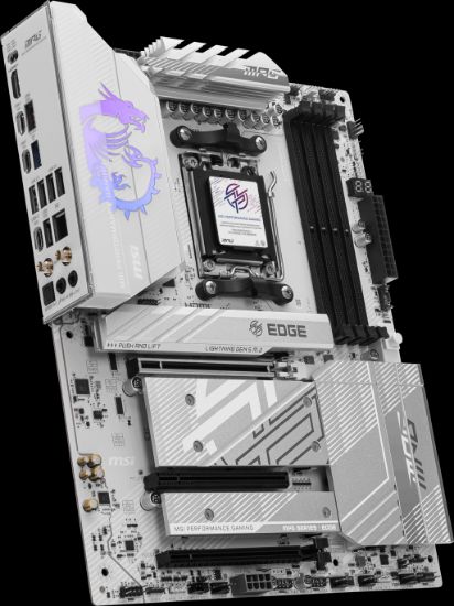 MSI MPG B850 EDGE TI WIFI AM5 DDR5 8400MHZ(OC) HDMI 4x M.2 USB 10Gbs 5G LAN WI-FI 7 ATX resmi