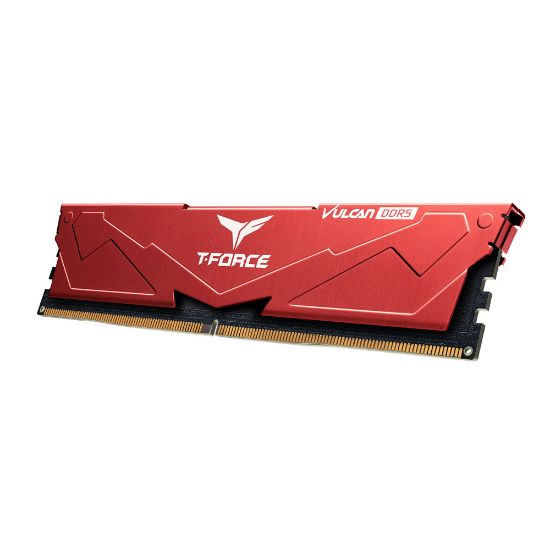 Team T-Force Vulcan Red 16GB (1x16) DDR5 CL38 Ram (FLRD516G6000HC38J01) resmi